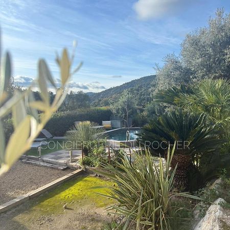 Sublime Villa Climatisee Avec Piscine Vue Mer Et Collines Le Plan-de-la-Tour Εξωτερικό φωτογραφία